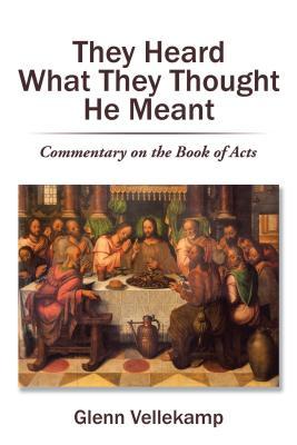 Read online They Heard What They Thought He Meant: Commentary on the Book of Acts - Glenn Vellekamp file in PDF