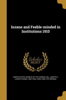 Download Insane and Feeble-Minded in Institutions 1910 - Lewis Meriam | PDF