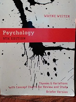 Read Psychology 9th Edition Themes & Variations with Concept Charts for Review and Study - Example Product Manufacturer | PDF
