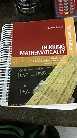 Read Thinking Mathematically 6th Edition and Students Solution's Manual NEW 2015 Bundle - Blitzer and Miller | PDF