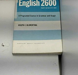Read online English 2600: A Programed Course in Grammar and Usage. - Joseph C. Blumenthal file in ePub