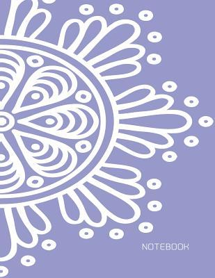 Download Notebook: Big Mandala on Purple Cover Notebook Journal Diary, 110 Dashed Lines Pages, 8.5 X 11, Date on Top - F Raibow | PDF