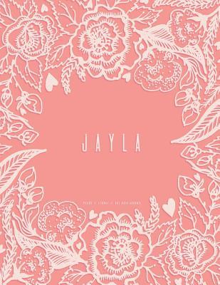 Download Jayla - Peach Floral Dot Grid Journal: Dotted Notebook 8.5 X 11 - NOT A BOOK | PDF