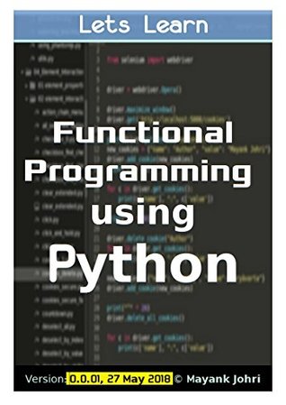 Read online Lets Learn: Functional Programming Using Python - Mayank Johri | PDF
