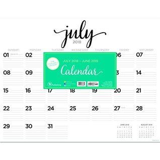 Read Farmhouse Script Desk Pad Blotter 2019 Calendar: July 2018 - June 2019 (Academic Year) - NOT A BOOK | ePub