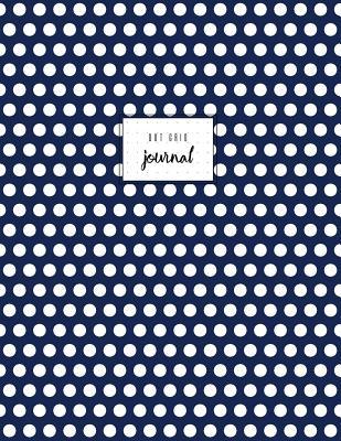 Download Dot Grid Journal: Navy and White Polka Dot, Dot Grid Paper, Soft Cover, 8.5 X 11, Large, Basic - NOT A BOOK file in ePub