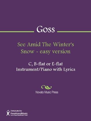 Download See Amid The Winter's Snow - easy version - B-flat Instrument - John Goss file in PDF