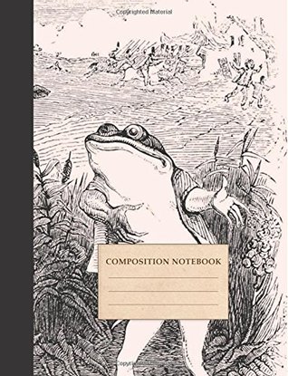 Read online Composition book: Wide ruled notebook for school 110 pages, 8.5x11inch, Frog vintage design: School notebook journal for student / teacher / office -  | PDF
