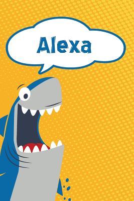 Download Alexa: Personalized Shark Isometric Dot Paper Notebook for Kids 120 Pages 6x9 -  file in PDF