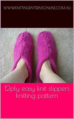Download 12ply easy knit slippers knitting pattern - Sage - Jennifer Lee file in PDF