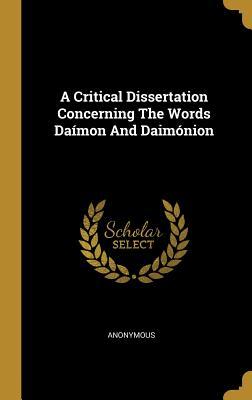 Download A Critical Dissertation Concerning the Words Da�mon and Daim�nion - John Swinton | ePub
