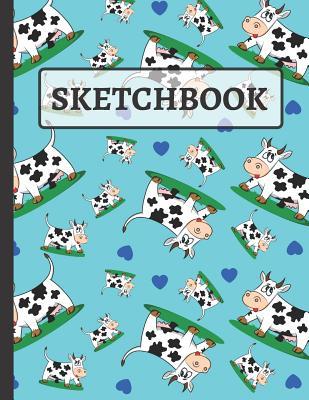Download Sketchbook: Cute Cows and Hearts Sketchbook for Kids, Children to Practice Sketching and Creative Doodling - Creative Sketch Co file in ePub