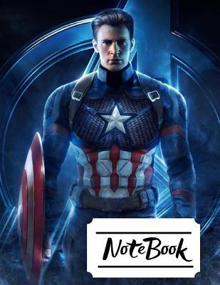 Read online NoteBook: Captain America: Blank lined notebook, 120 lined pages, 8.5 x 11 -  | ePub
