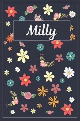 Read Milly: Lined Writing Notebook with Personalized Name 120 Pages 6x9 Flowers -  | PDF