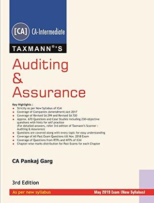 Read Auditing & Assurance-(CA-Intermediate)(For May 2019 Exam-New Syllabus) - Pankaj Garg | ePub