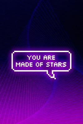 Read online You Are Made Of Stars: Blank Lined Notebook ( Vaporwave ) Purple -  file in PDF