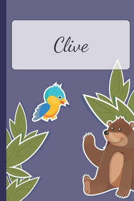 Read Online Clive: Personalized Notebooks - Sketchbook for Kids with Name Tag - Drawing for Beginners with 110 Dot Grid Pages - 6x9 / A5 size Name Notebook - Perfect as a Personal Gift - Planner and Journal for kids -  | ePub