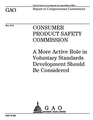 Read CONSUMER PRODUCTS SAFETY COMMISSION: A More Active Role in Voluntary Standards Development Should Be Considered - U.S. Government Accountability Office GAO file in PDF
